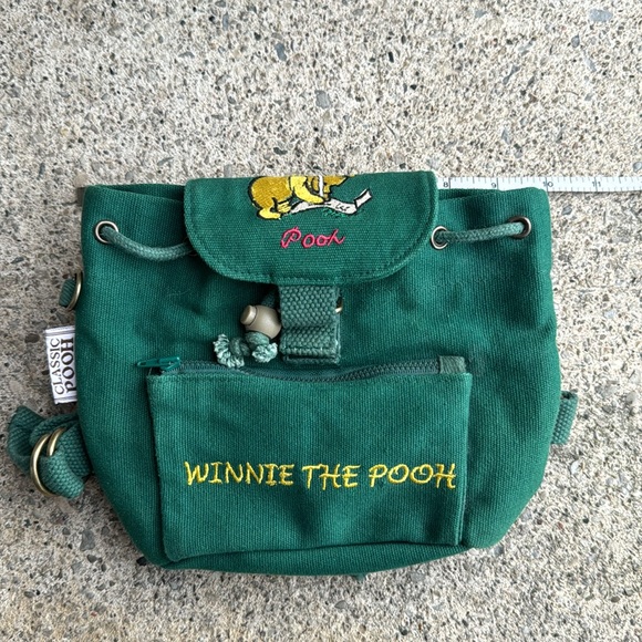 Vintage Winnie The Pooh Classic Pooh Bag / Green - Picture 5 of 6